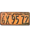 Americká SPZ California 1934 Yellow 6X 9572