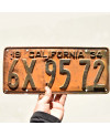 Americká SPZ California 1934 Yellow 6X 9572