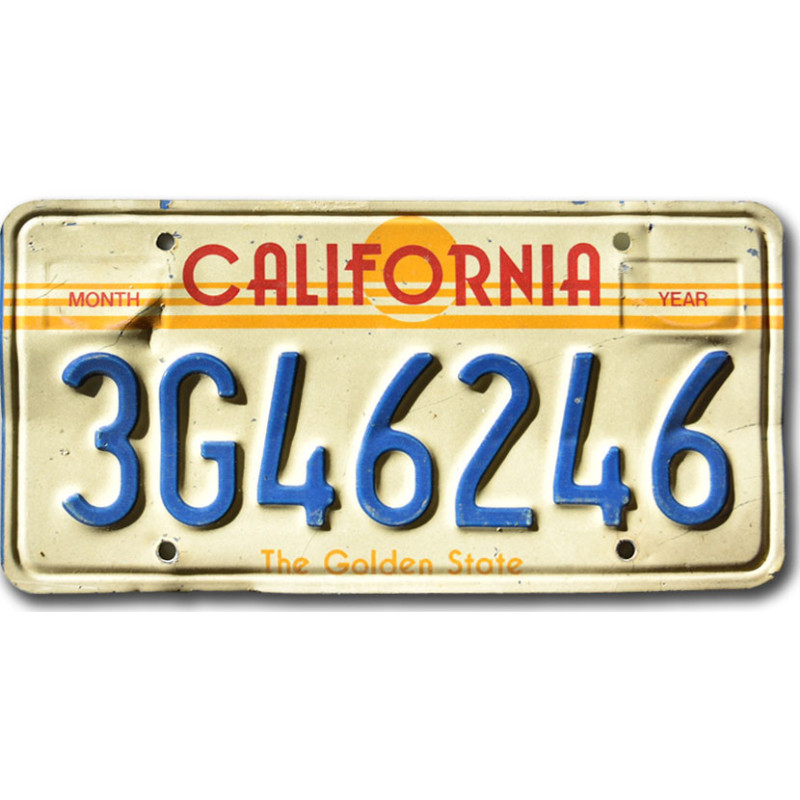 Americká SPZ California The Golden State 3G46246