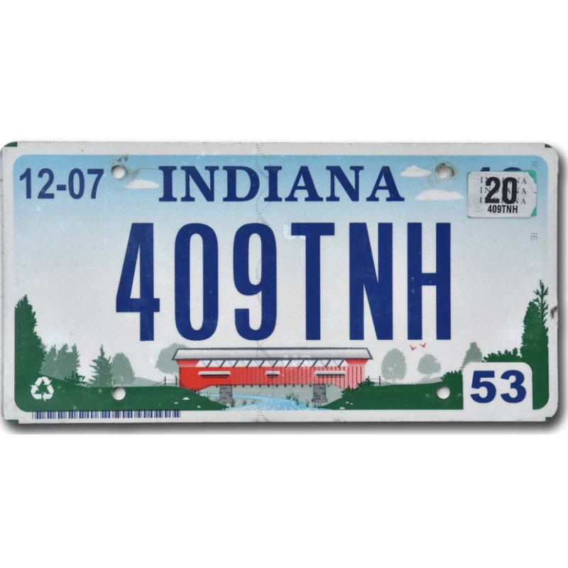 Americká SPZ Indiana Bridges