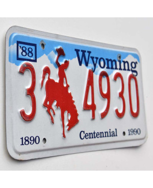 Americká SPZ Wyoming Bronco Centennial 3 4930
