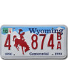 Americká SPZ Wyoming Bronco Centennial 4 874BA
