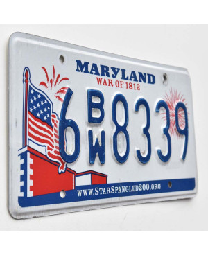 Americká SPZ Maryland Flag 6BW8339