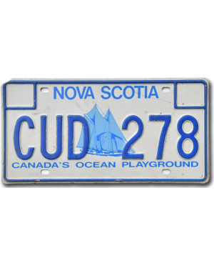 Kanadská SPZ Nova Scotia Ocean Playground CUD 278