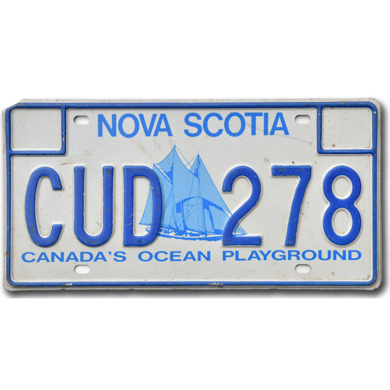 Kanadská SPZ Nova Scotia Ocean Playground CUD 278