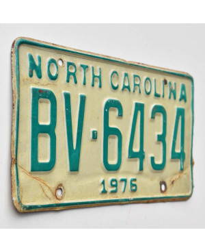 Americká SPZ North Carolina 1976 Green BV-6434