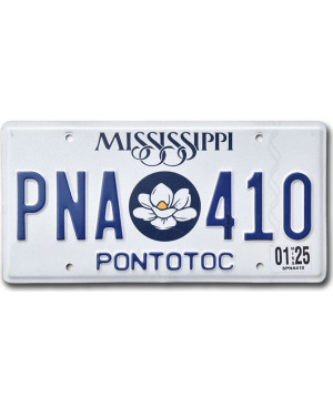 Americká SPZ Mississippi 2025 Magnolia PNA-410