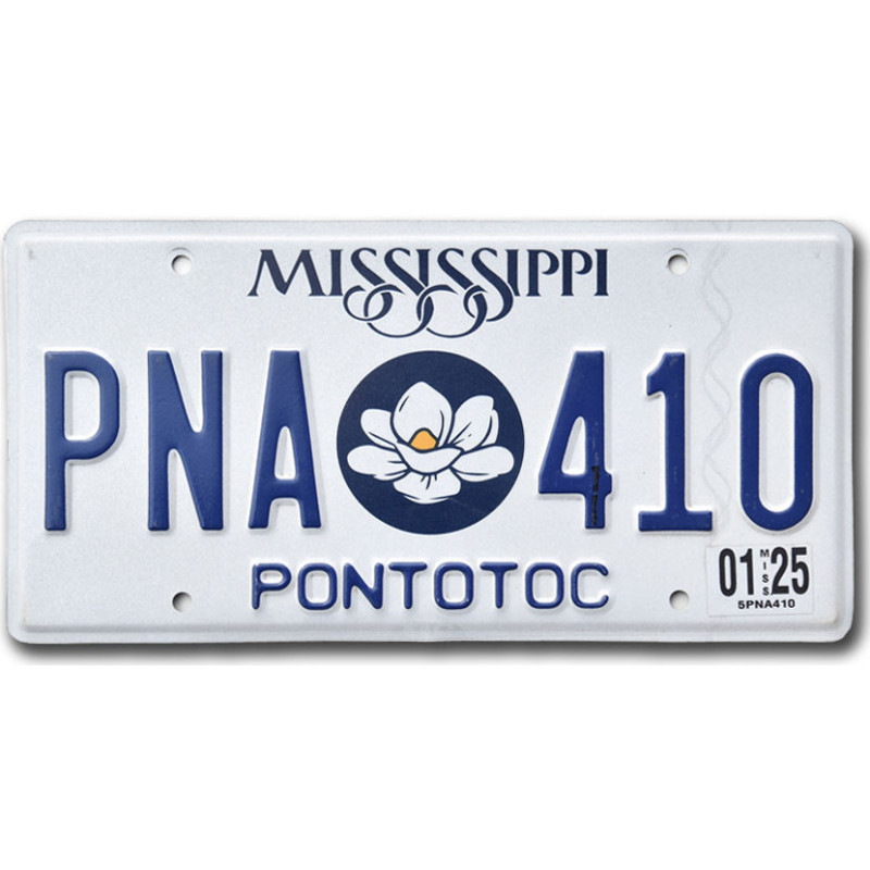 Americká SPZ Mississippi 2025 Magnolia PNA-410