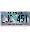 Americká SPZ Alaska Aurora Borealis LJC 451