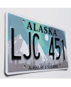 Americká SPZ Alaska Aurora Borealis LJC 451