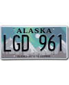 Americká SPZ Alaska Aurora Borealis LGD 961