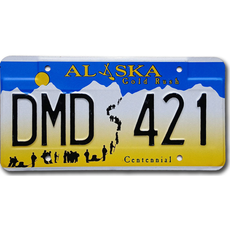 Americká SPZ Alaska Gold Rush DMD 421