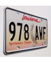 Americká SPZ Louisiana Sportsman´s Paradise 978 AWF