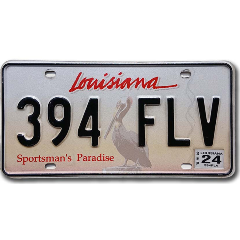 Americká SPZ Louisiana Sportsman´s Paradise 394 FLV