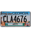 Americká SPZ Georgia Peach State flat