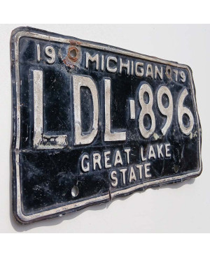 Americká SPZ Michigan 1979 Black LDL.896