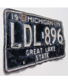 Americká SPZ Michigan 1979 Black LDL.896