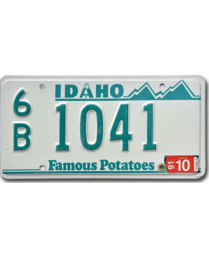 Americká SPZ Idaho Potatoes Green 6B 1041