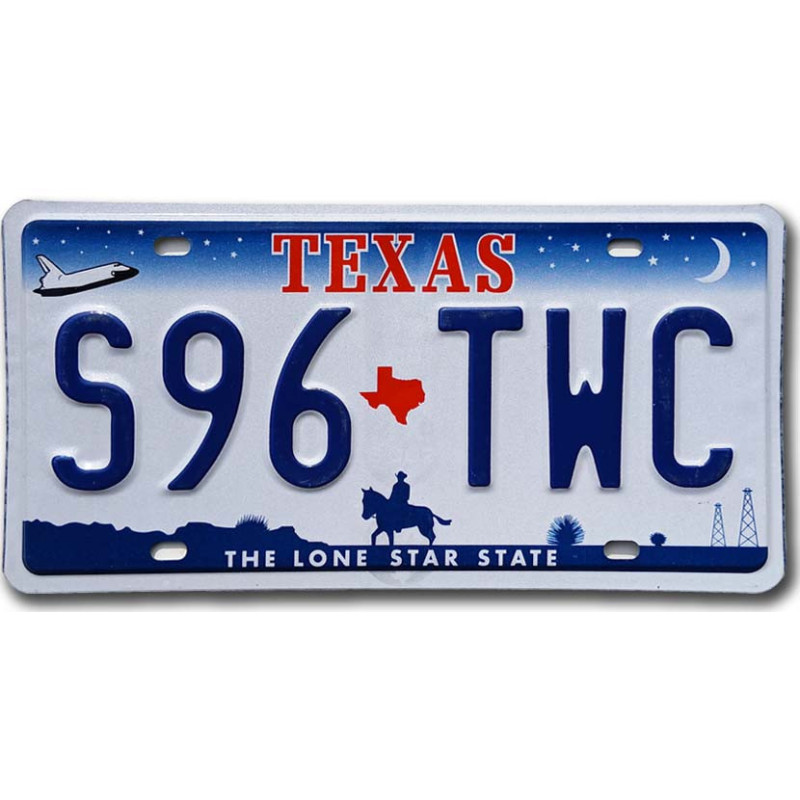 Americká SPZ Texas Horse S96 TWC