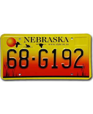 Americká SPZ Nebraska Sandhill Crane 68-G192