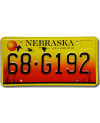 Americká SPZ Nebraska Sandhill Crane 68-G192