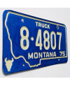 Americká SPZ Montana 1975 Blue Truck 8.4807