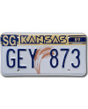 Americká SPZ Kansas 1989 Wheat GEY 873