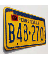 Americká SPZ Pennsylvania 1967 Yellow B48-270