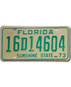 Americká SPZ Florida 1973 Sunshine State 16D14604