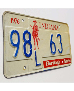 Americká SPZ Indiana Heritage State 98L 63