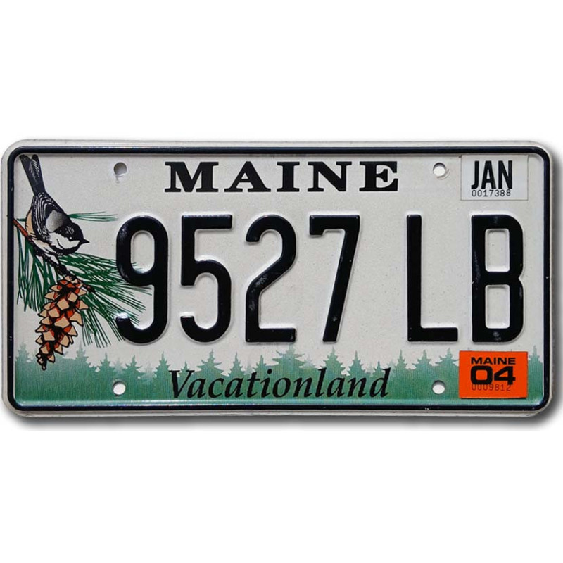 Americká SPZ Maine Chickadee 9527 LB