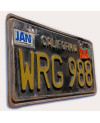 Americká SPZ California Black WRG 988