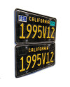 Americká SPZ California Black 1995V12 pár