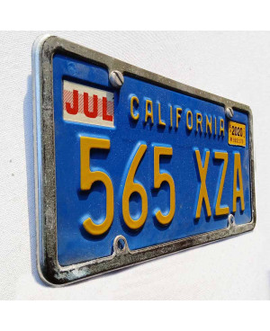 Americká SPZ California Blue 565 XZA