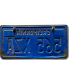 Americká SPZ California Blue 565 XZA