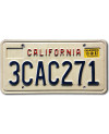 Americká SPZ California Block 3CAC271