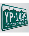 Americká SPZ Colorado 1966 Mountains YP-1495