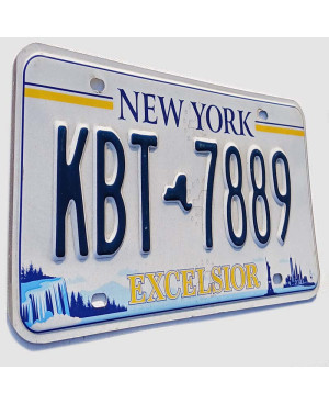 Americká SPZ New York Excelsior KBT-7889
