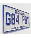 Kanadská SPZ Quebec Je Me Souviens G84 PBY