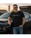 Pánské tričko Dodge Fratzog logo Black