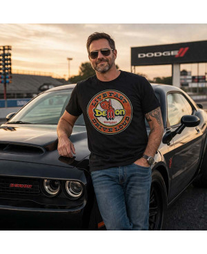 Pánské tričko Dodge Demon Live Fast Black