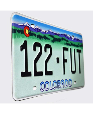Americká SPZ Colorado Rocky Mountains 122-FUT