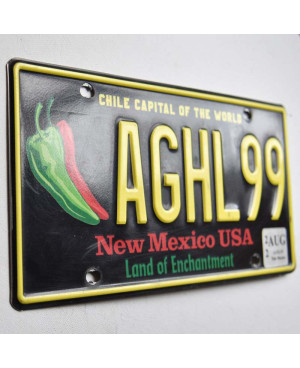 Americká SPZ New Mexico Chile Capital AGHL99