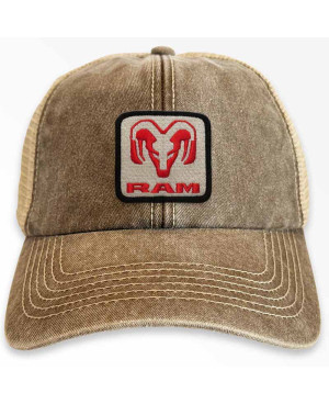 Kšiltovka RAM Vintage Trucker Brown