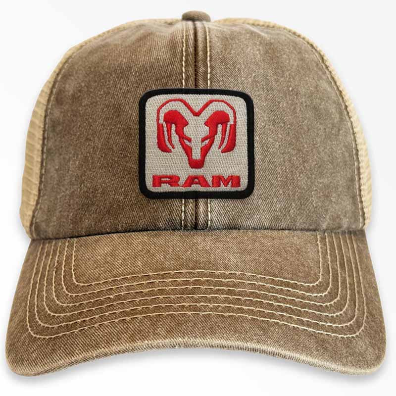 Kšiltovka RAM Vintage Trucker Brown