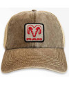 Kšiltovka RAM Vintage Trucker Brown