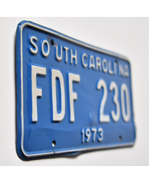 Americká SPZ South Carolina 1973 Blue FDF 230