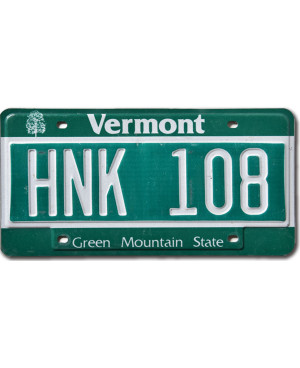 Americká SPZ Vermont Green Mountain HNK 108