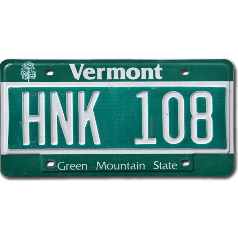 Americká SPZ Vermont Green Mountain HNK 108