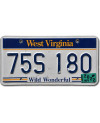 Americká SPZ West Virginia Wild Wonderful 75S 180